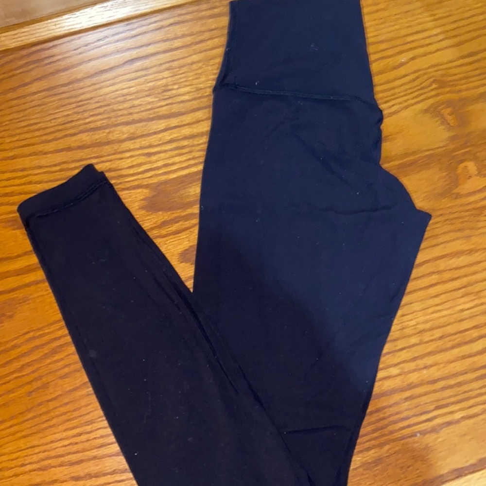 Black align leggings